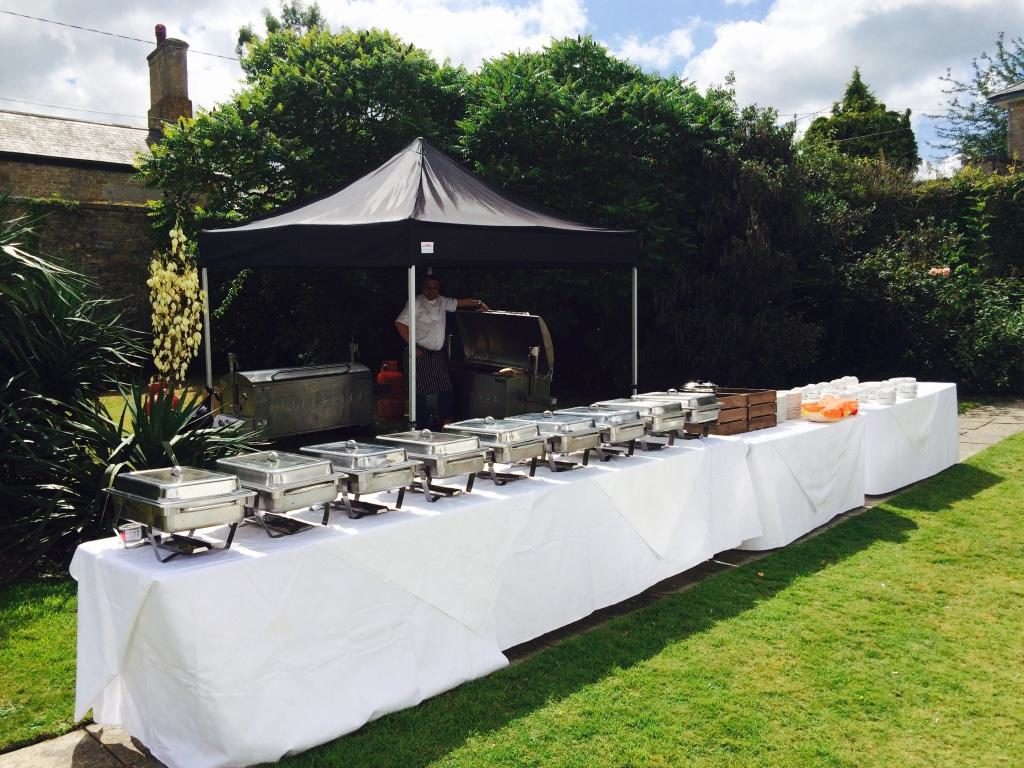 Corperate catering set up